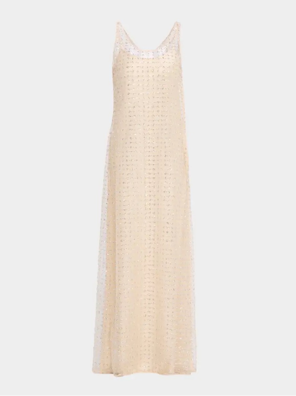 STAUD beaded aurielle tulle maxi dress with silk lining - Picture 2 of 3